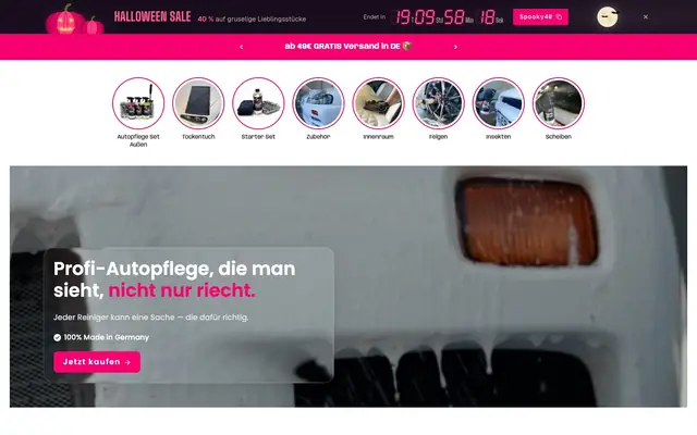 Startseite von Grizzly Clean