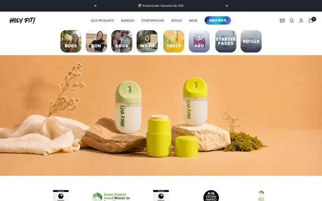 Startseite von HolyPit