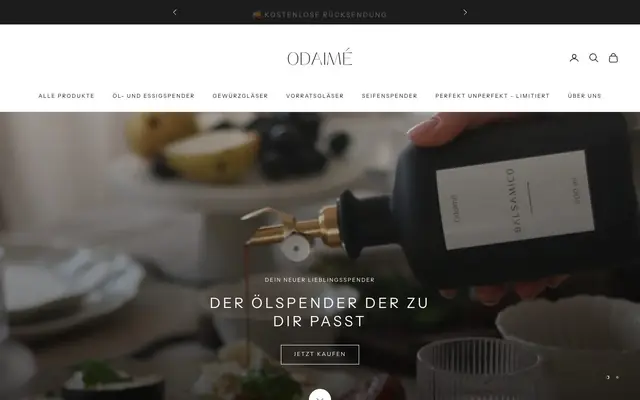Startseite von Odaime