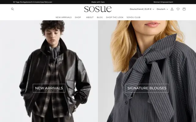 Startseite von So Sue